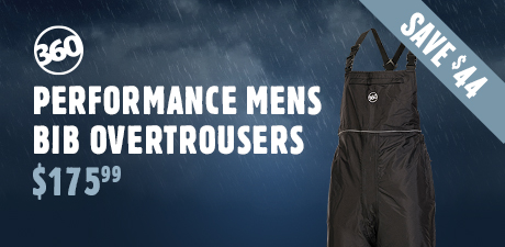 360 Performance Mens Bib Overtrousers, save $44, now $175.99