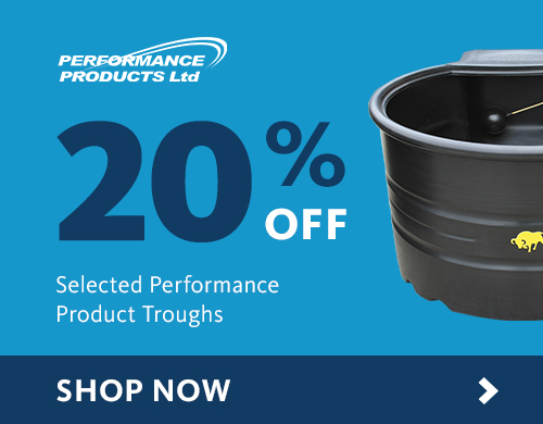 20% off selected Performance Product troughs