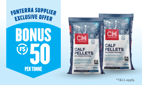 Earn bonus F$50 per tonne on selected calf meal brands