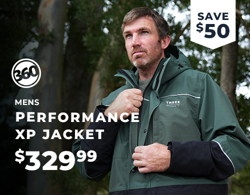 360 Performance XP Jacket Mens, Green/Black