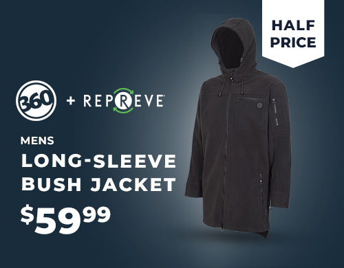 360 + REPREVE Mens LS Bush Jacket