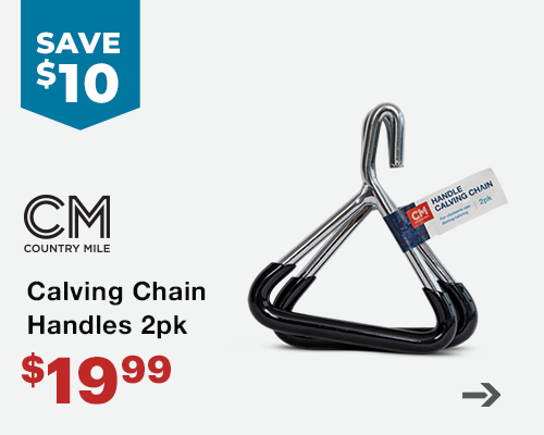 Country Mile Calving Chain Handles 2 Pack