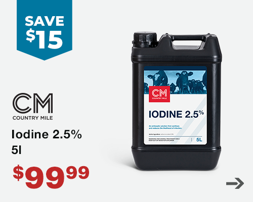 Country Mile Iodine 2.5% 5L
