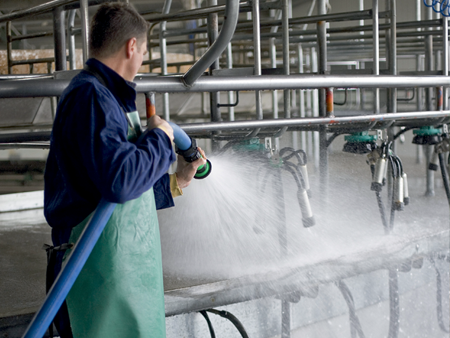 Best practice dairy plant shut down and final clean