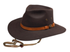 Outback Kodiak Oilskin Hat Brown L