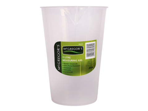 McGregor's Opaque Plastic Jug 3L