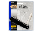Sheffield Pocket Knife Lock Blade Black Handle