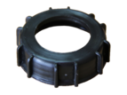 Stallion Teat Cap Threaded Black