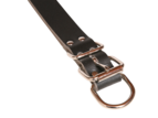 Taurus Drover Leather Dog Collar with Dee & Chain 25mm x 570mm