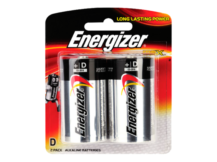 Energizer Max D Battery 2 Pack