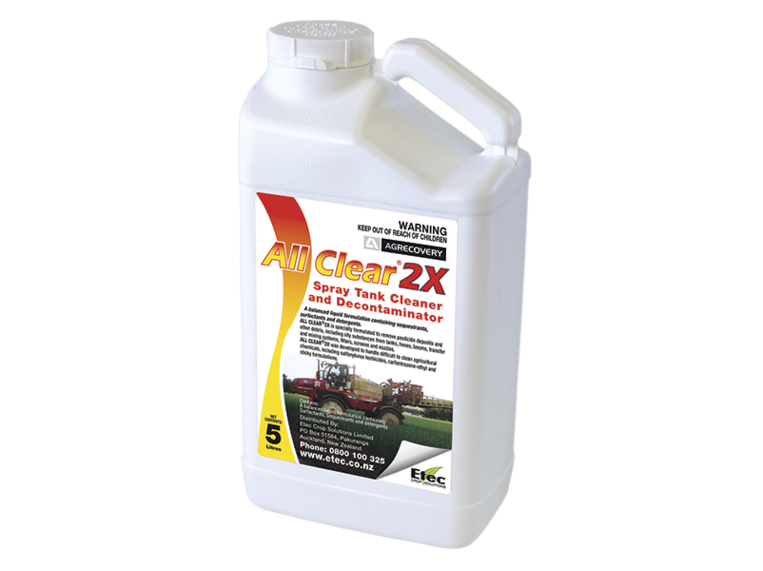 All Clear 2X Spray Tank Cleaner & Decontaminator 5L