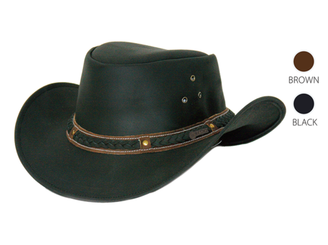 Outback Wagga Wagga Leather Hat | NZ Farm Source