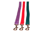 Taurus Nylon Show Lead Braided Red 24mm x 120cm