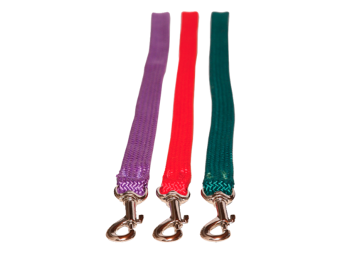 Taurus Nylon Show Lead Braided Red 24mmx120cm