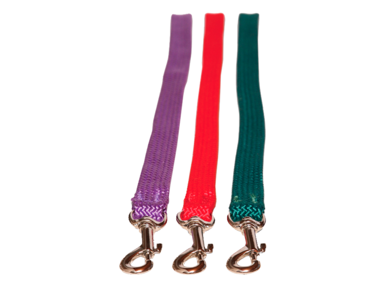 Taurus Nylon Show Lead Braided Red 24mmx120cm