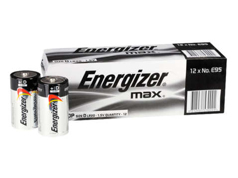 Energizer Max D Batteries - 12 Pack