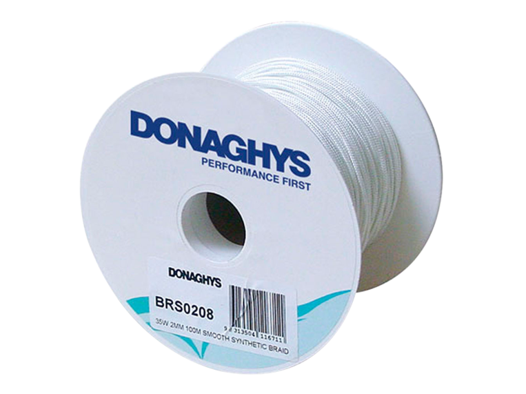 Donaghys Braid synSmooth White per metre 2mm