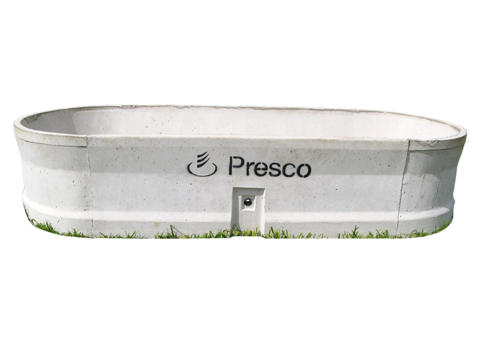 Presco Concrete Water Trough Long Side Oblong 1800L (T180L) | NZ Farm ...