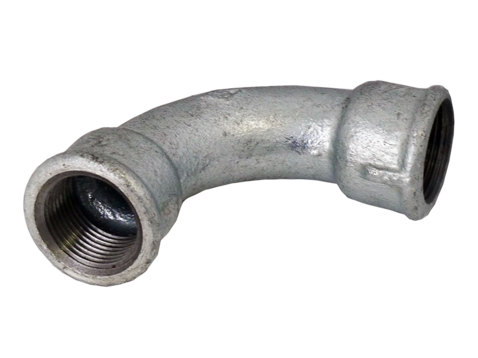 Hydroflow Bend Female and Female Galvanised 50mm
