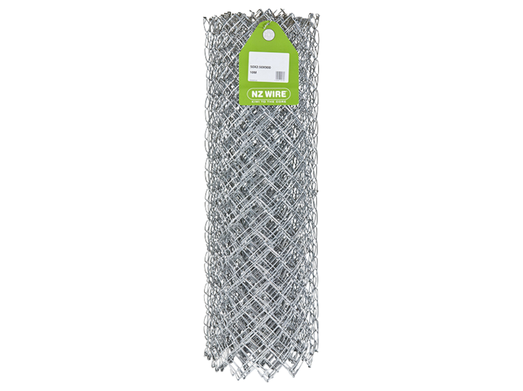 NZ Wire Chainlink Netting 900x50x25mm 10m