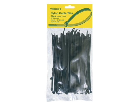 Hydroflow Cable Ties Black 650mm x 12mm 25Pkt