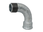 Mech Wrought Bend Galvanised 32mm