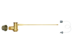 Apex Trough Valve Full Flow Brass 20mm with cord and nipple