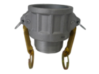 Hydroflow Camlock Male Threaded Coupler Aluminium 50mm