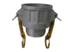 Hydroflow Camlock Male Threaded Coupler Aluminium 80mm
