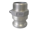 Hydroflow Camlock Male Threaded Adaptor Aluminium 65mm