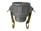 Hydroflow Camlock Male Threaded Coupler Aluminium 65mm