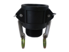 Hydroflow Camlock Polypropylene Male Threaded Coupler 32mm
