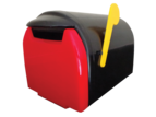 Performance Products Rural Letterbox Black/Red/Yellow