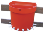 Shoof Lamb Feeder Rail Bucket 10-place 20L