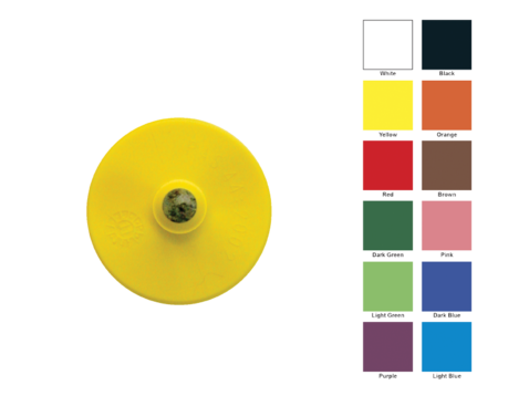 Allflex Eartag Button Male Red | NZ Farm Source