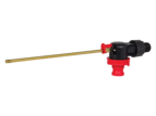Apex Xcess Full Flow Trough Valve 25/20mm with cord and nipple