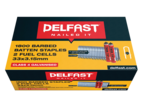 Delfast 33 x 3.15mm Barb Batten Staples with Fuel Packs
