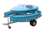 Stallion Mobile Open Trough Feeder 50 Teat 500L OT50S 
