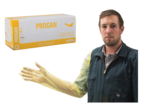 Progan Exam Gloves Yellow 100 pack
