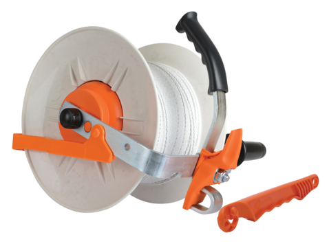 Gallagher Geared Reel With PVC Handle and 200m Poly Tape