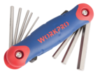 Work Pro Folding Hex Key 8 Piece Set (Metric)