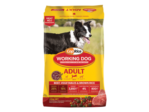 cop rice working dog food