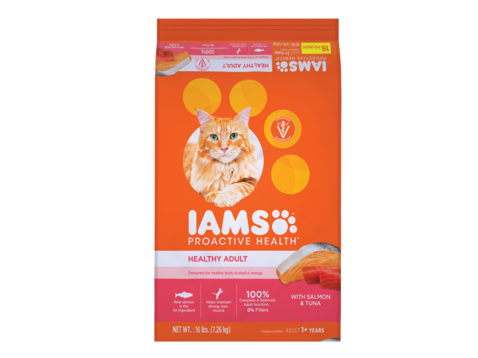 Iams Dry Cat Food Salmon & Tuna 7.26kg | NZ Farm Source