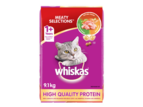 Whiskas Adult Dry Cat Food Meaty Selections 9.1kg