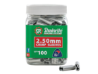 Strainrite Crimp 2.5mm Pottle 100 