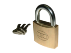 Tri-Circle Brass Padlock 50mm