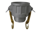Hydroflow Camlock Male Threaded Coupler 40mm