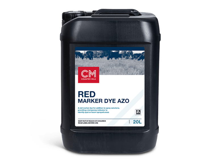 Country Mile Marker Dye Red AZO 20L