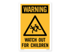 Lynn River Children Hazard Sign