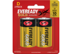 Eveready Gold D Battery 2 Pack